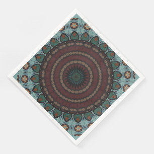 Servilleta De Papel De Cena Mandala Napkins