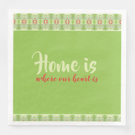 Servilleta De Papel De Cena Marcado con acento rojo