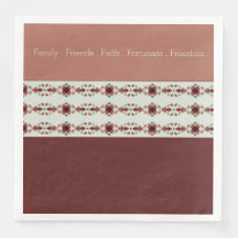 Marrón con acento floral