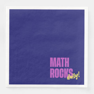 Servilleta De Papel De Cena Math Rocks Daily