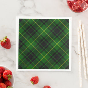 Servilleta De Papel De Cena Melocotonería tartan de MacArthur