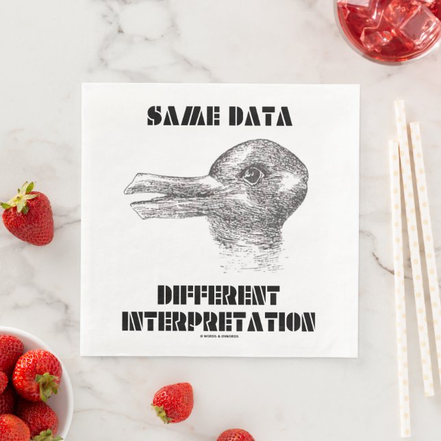 Servilleta De Papel De Cena Misma Data Diferente Ilusión Interpretación Psique (In situ)