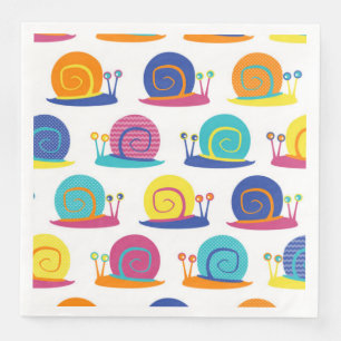 Servilleta De Papel De Cena Modelo del fiesta del caracol