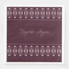 Servilleta De Papel De Cena Moderno con acento de patrón