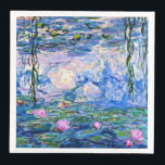 Servilleta De Papel De Cena Monet - Lilies de agua, 1919<br><div class="desc">Pintura de Claude Monet de 1919,  Water Lilies</div>