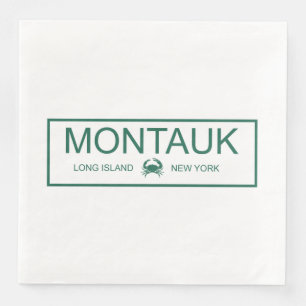 Servilleta De Papel De Cena Montauk, Long Island, New York