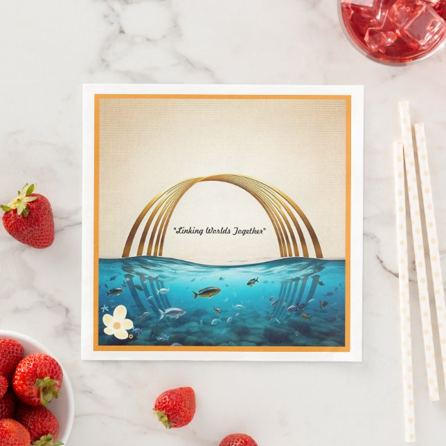 Servilleta De Papel De Cena "Mundo de la alegría" (In situ)