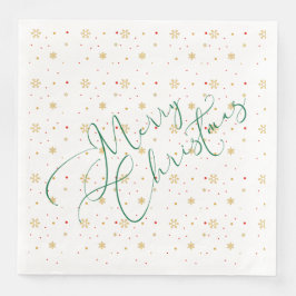 Servilleta De Papel De Cena Napkin de papel navideño