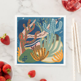 Servilleta De Papel De Cena Napkin de papel para las noches del desierto