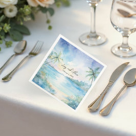 Servilleta De Papel De Cena Napkins Boda Bliss Tropical