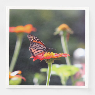 Servilleta De Papel De Cena Napkins de mariposa