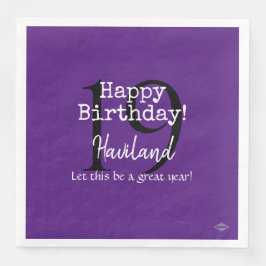 Servilleta De Papel De Cena Napkins de papel personalizable HAMbyWG