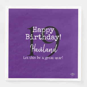 Servilleta De Papel De Cena Napkins de papel personalizable HAMbyWG