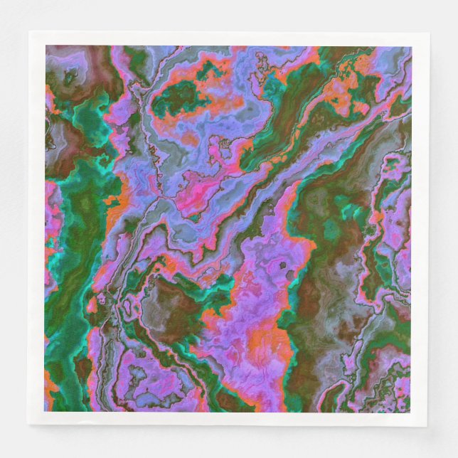Servilleta De Papel De Cena Napkins Sour Marble (Anverso)