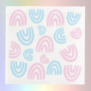 Servilleta De Papel De Cena Napoleón de papel arcoiris Pastel Trans Pride