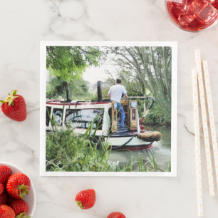 SERVILLETA DE PAPEL DE CENA NARROWBOATS