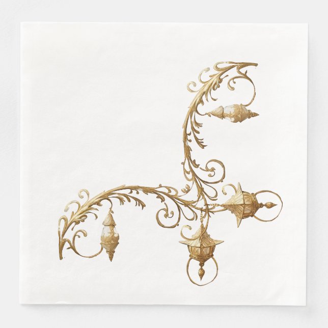 Servilleta De Papel De Cena Navidades (Anverso)