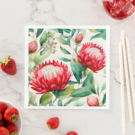 Servilleta De Papel De Cena Navidades de pie