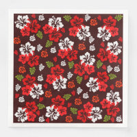 Navidades hawaianos Hibiscus Napkin