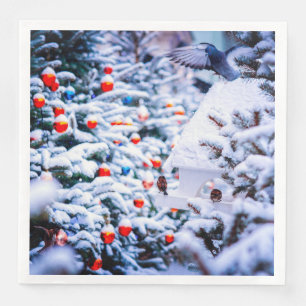 Servilleta De Papel De Cena Navidades Idyll lindo