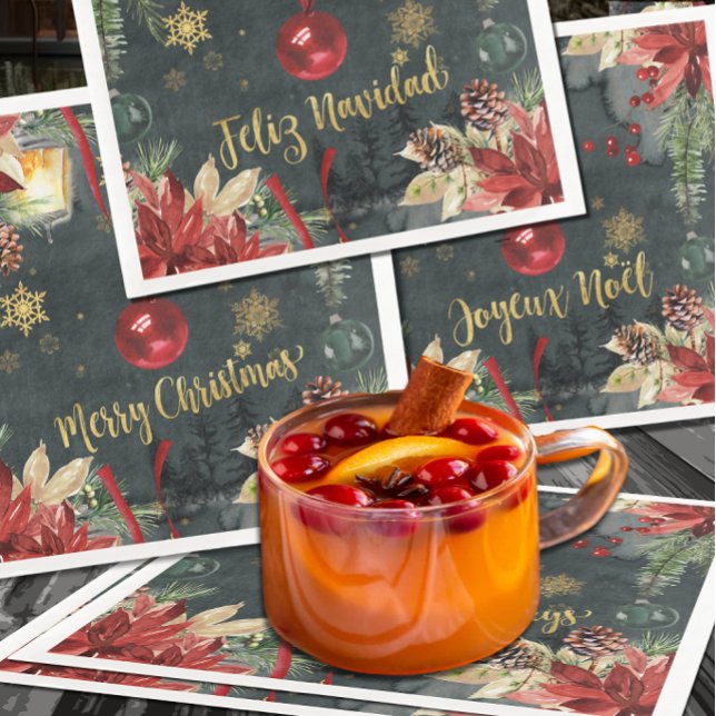 Servilleta De Papel De Cena Navidades navideños bailan navideña (Subido por el creador)