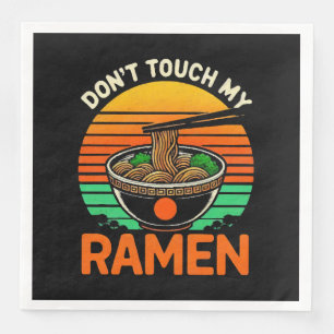 Servilleta De Papel De Cena No Toques Amante De Ramen