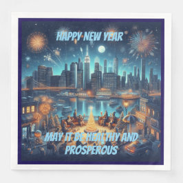 Servilleta De Papel De Cena Nochevieja en Nueva York