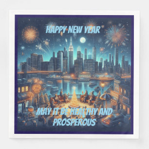 Servilleta De Papel De Cena Nochevieja en Nueva York