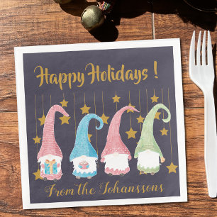 Servilleta De Papel De Cena Nógnomos suecos servilletas de papel para fiestas