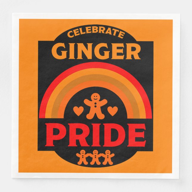 Servilleta De Papel De Cena Orgullo Ginger Haired (Anverso)