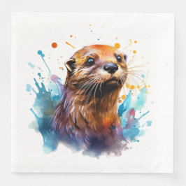 Servilleta De Papel De Cena Otter