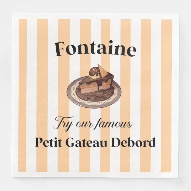 Servilleta De Papel De Cena Papel (Anverso)