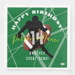 Servilleta De Papel De Cena Papel tema de FOOTBALL Napkins HAMbyWG