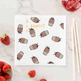 Servilleta De Papel De Cena Paper Napkin "chocolate mousse" Serviette