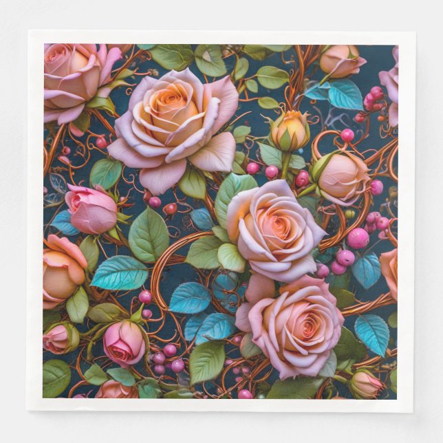 Servilleta De Papel De Cena Paper Napkins (Anverso)