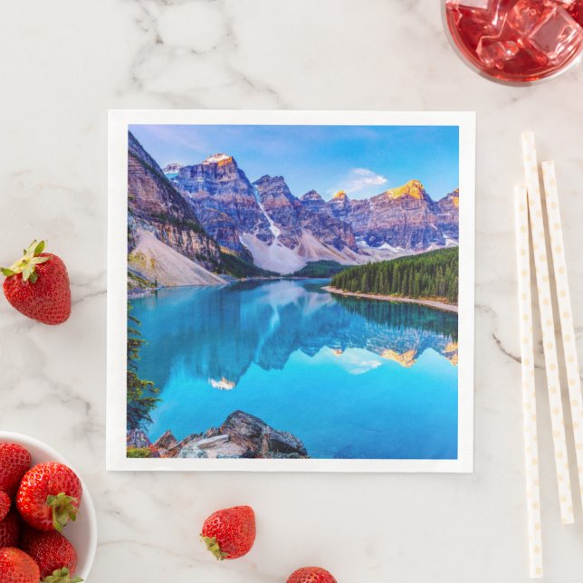 Servilleta De Papel De Cena Paquete de Napkin de Papel de escape de montaña (In situ)