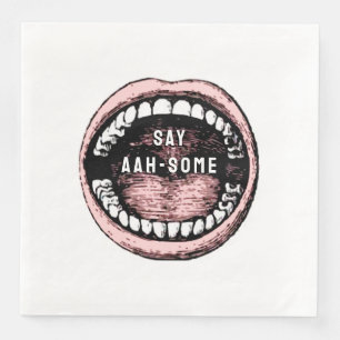 Servilleta De Papel De Cena Partido de Graduación de la Escuela Dental