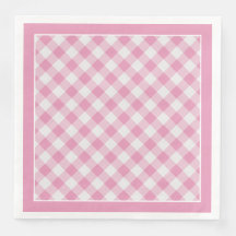 Patrón De Comprobaciones De Gingham Rosa Para Toda