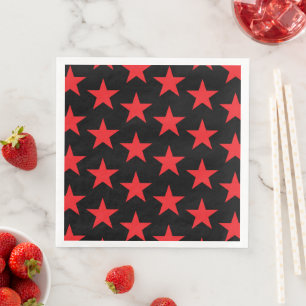 Servilleta De Papel De Cena Patrón de Estrellas 9
