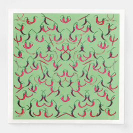 Servilleta De Papel De Cena Patrón de Peppers para Chili