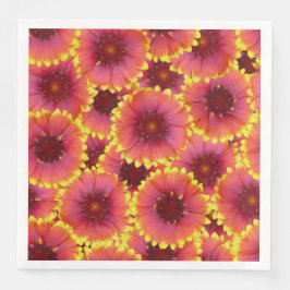 Servilleta De Papel De Cena Patrón sin soldadura Gaillardia