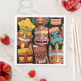 Servilleta De Papel De Cena Patrón TIKI 5
