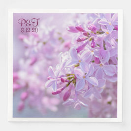 Servilleta De Papel De Cena personalizable boda