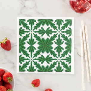 Servilleta De Papel De Cena Pine Mandala Paper Napkins