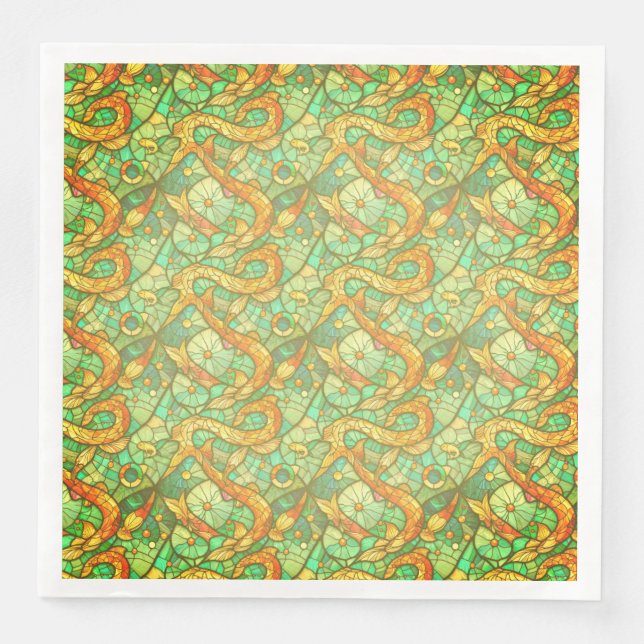 Servilleta De Papel De Cena Piscillas para la cena (Anverso)