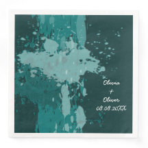 Placa de pintura verde azulada-verde