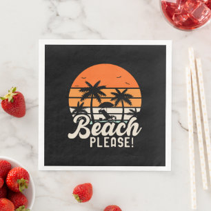 Servilleta De Papel De Cena Playa Por Favor