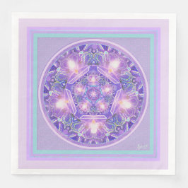 Servilleta De Papel De Cena Púrpura W1