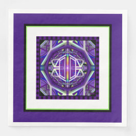 Servilleta De Papel De Cena Púrpura W3