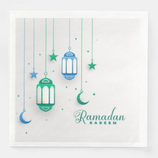 SERVILLETA DE PAPEL DE CENA RAMADAN KAREEM